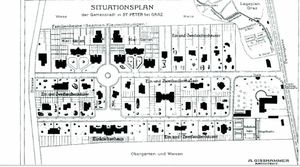 Entwurf für die Gartenstadt