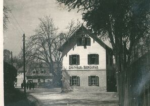 damals "Gasthaus zur Bierquelle", geschätzt 1950