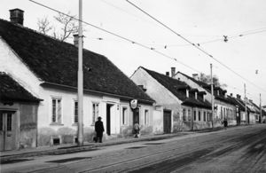 Als erstes Gebäude in der damaligen Häuserzeile (Foto Sammlung Kubinzky)