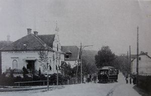 Löscher's Restauration und Mariatrosterbahn (Slg. Wöber) - 1899